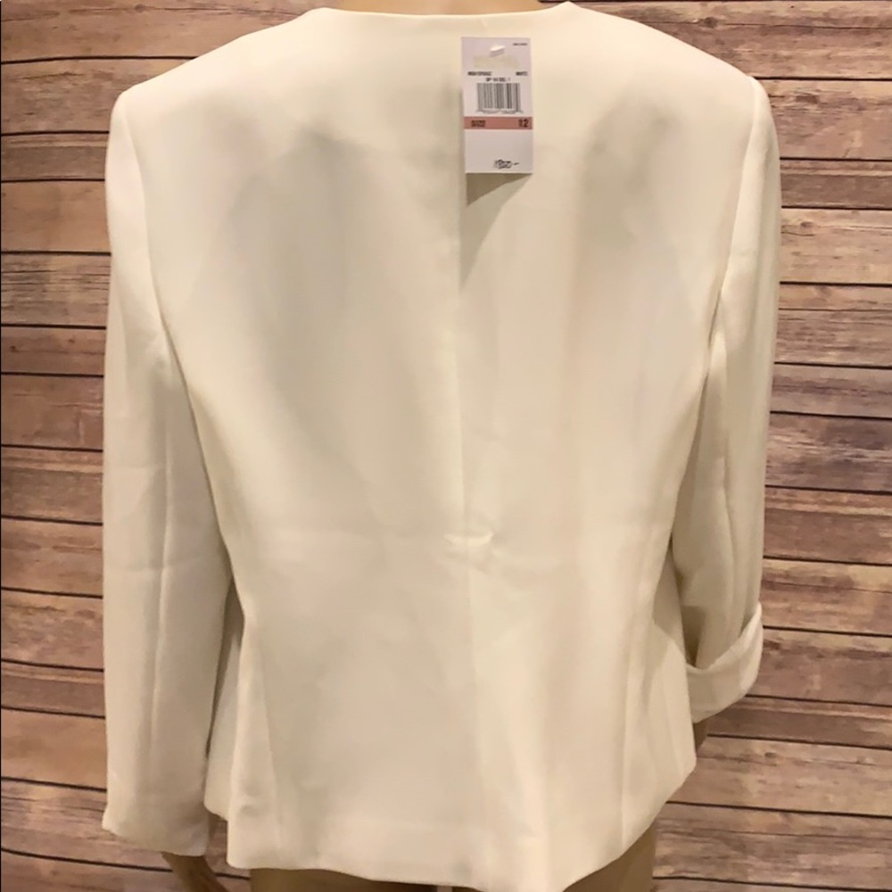 ❤️NWT MICHAEL KORS AMAZING WHITE BLAZER - Picture 4 of 6